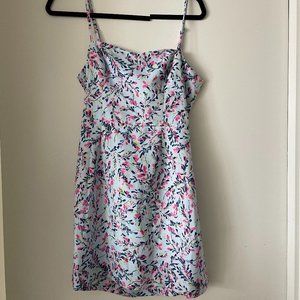 French Connection Floral Tied Mini Dress